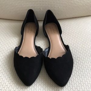 Lauren Conrad Black flat shoes